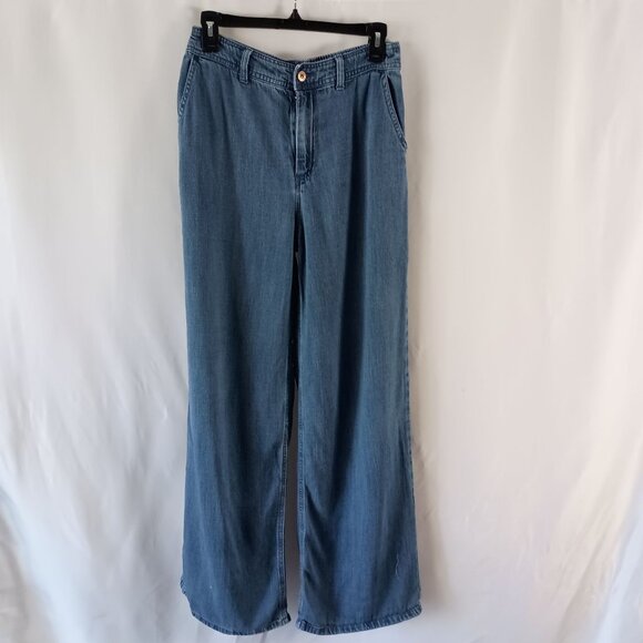Rewash Wide Leg Traveler Jeans Women’s Size 1/25 Light Wash Comfort Waistband - Picture 7 of 10